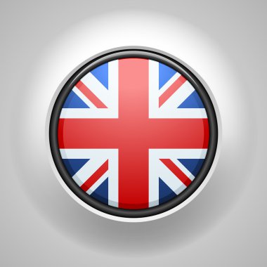 Great Britain flag button