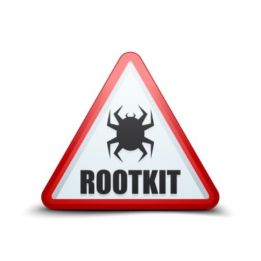Rootkit Hazard sign clipart