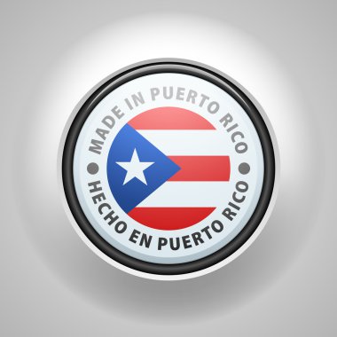 Düğme. Puerto Rico'da yapılan