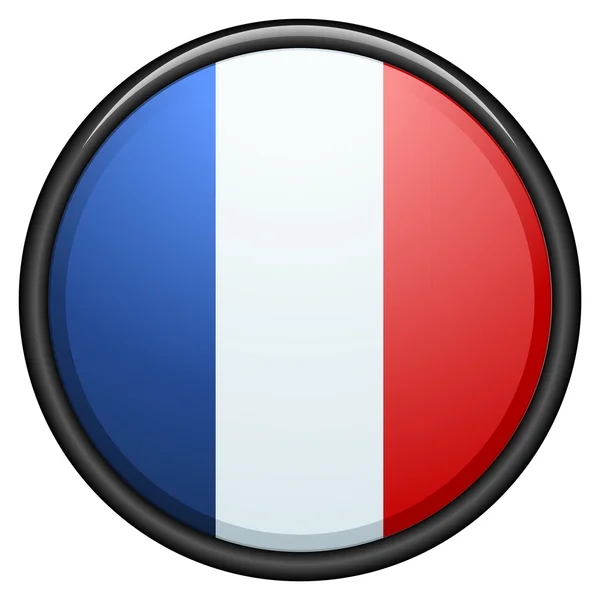 Franse vlag knop — Stockvector