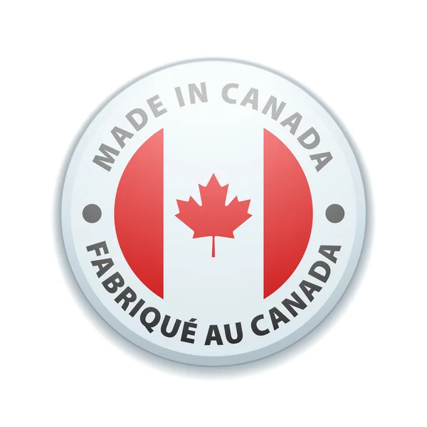 Κουμπί. Κάνει στον Καναδά — Διανυσματικό Αρχείο