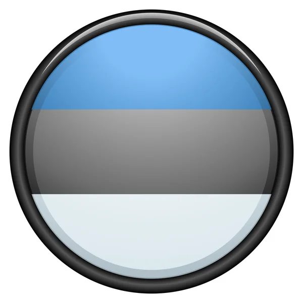 Κουμπί "σημαία" Εσθονία — Διανυσματικό Αρχείο