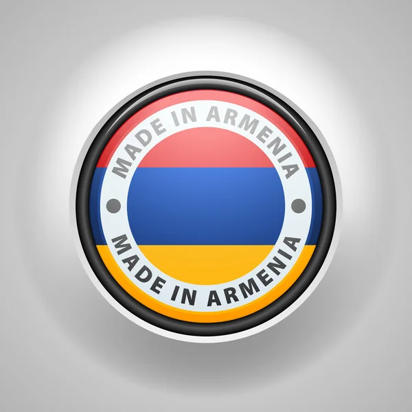 Κουμπί. Έκανε στην Αρμενία — Διανυσματικό Αρχείο