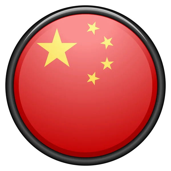 China knop markeren — Stockvector