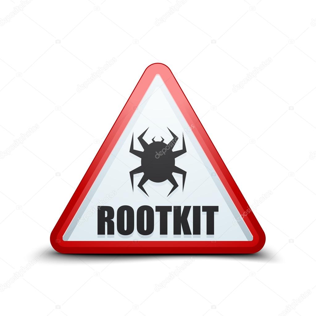 Rootkit Hazard sign