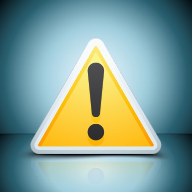 Sarı ünlem tehlike işareti