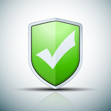 Onay işareti kalkan işareti 