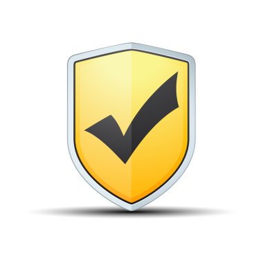 Onay işareti kalkan işareti 