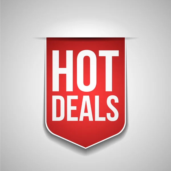 Hot Deals shield — Stock Vector