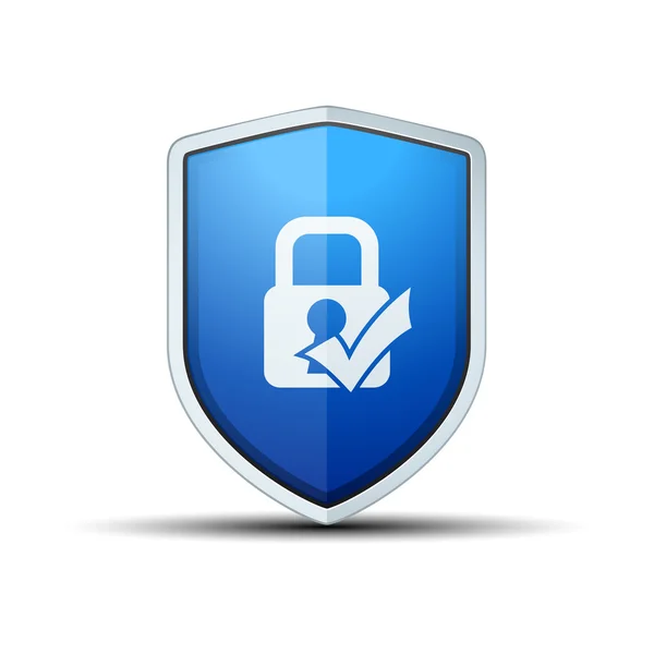 Firma Secure Shield — Vector de stock