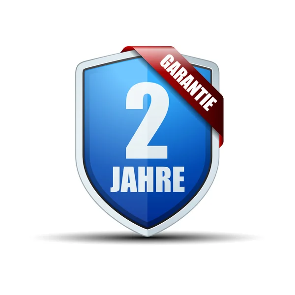 2 Jahre Garantie — Stockvektor