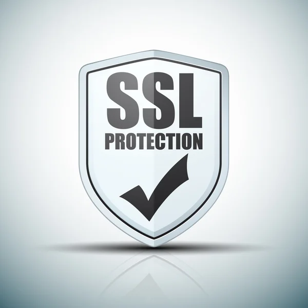 Поле защиты SSL — стоковый вектор