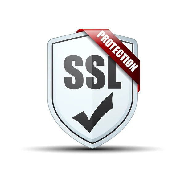 SSL koruma kalkanı — Stok Vektör
