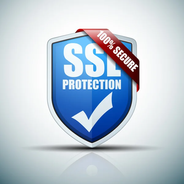 SSL Protection Shield — Stock vektor