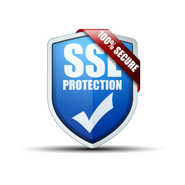 Поле защиты SSL — стоковый вектор