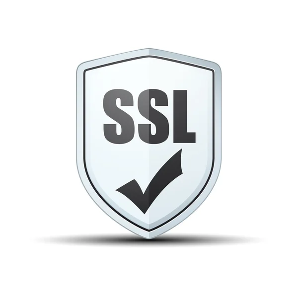 SSL ochranný štít — Stockový vektor