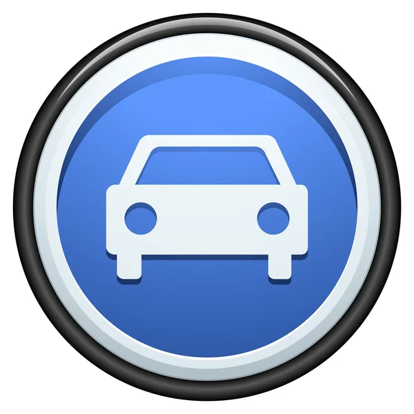 Icono de signo de coche — Vector de stock