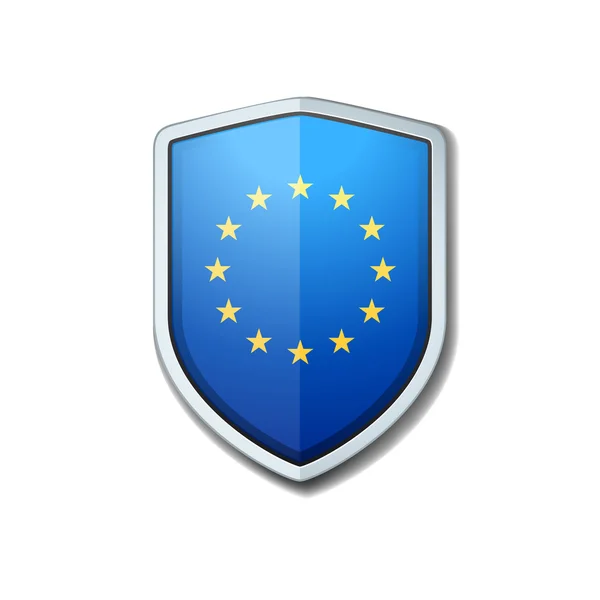 Európai Unió pajzs jele — Stock Vector