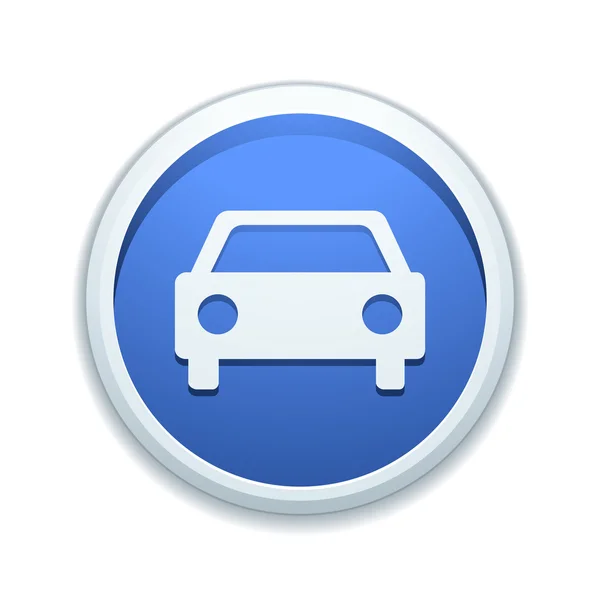 Auto teken pictogram — Stockvector