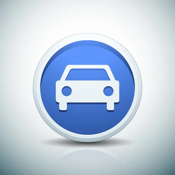 Auto teken pictogram — Stockvector