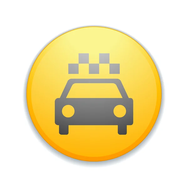 Taxi znak ikona — Stockový vektor