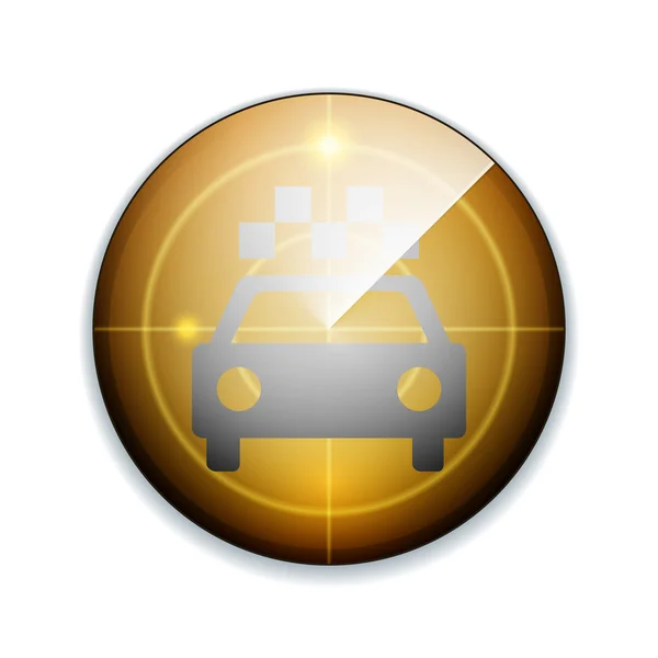Taxischild-Symbol — Stockvektor