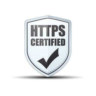 HTTPS kalkan işareti simgesi