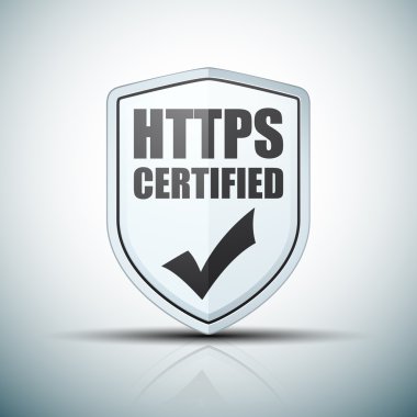 HTTPS kalkan işareti simgesi