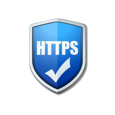 HTTPS kalkan işareti simgesi
