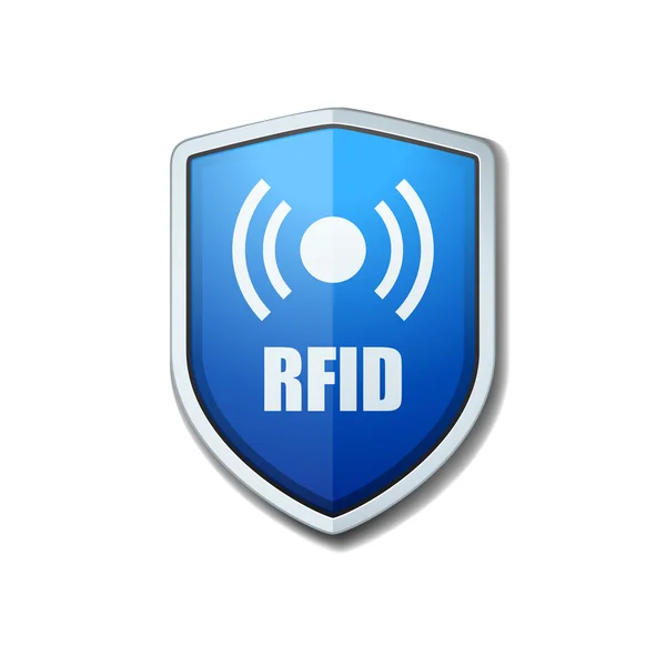 RFID Protection Shield sign — Stock Vector