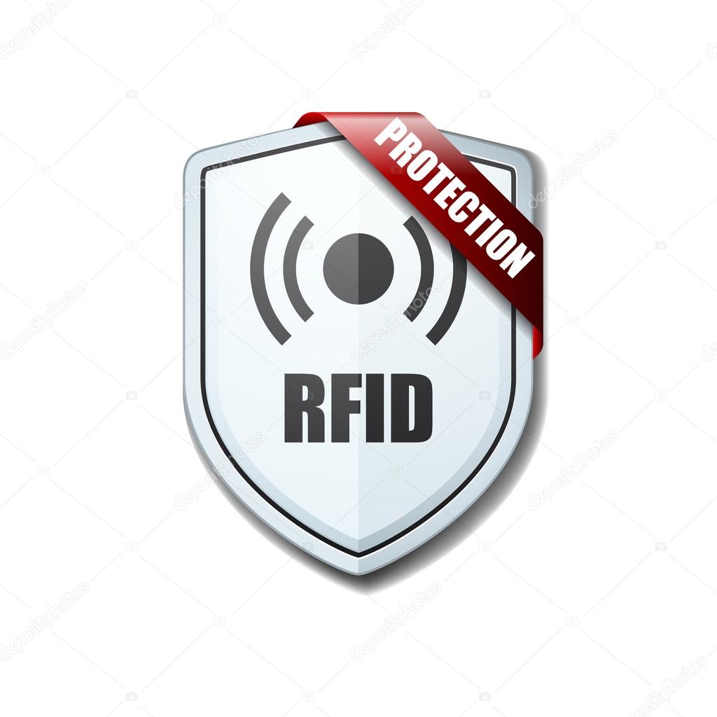 RFID Protection Shield sign Stock Vector by ©Yuriy_Vlasenko 107406184