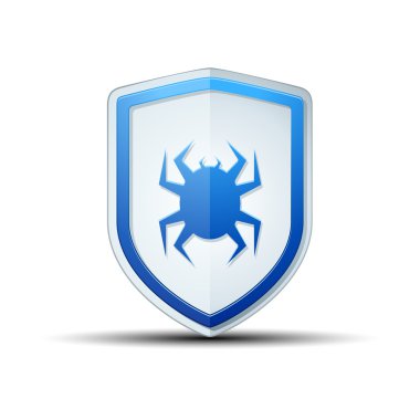 Virüs koruma kalkanı işareti