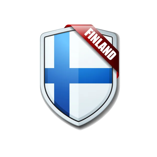 Finland Shield sign — Stock Vector