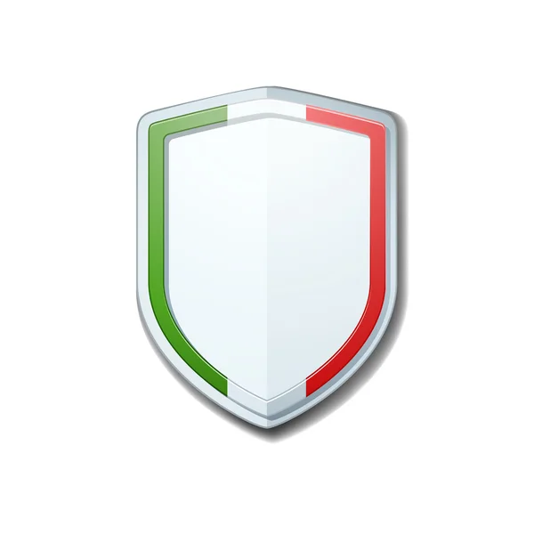 Знак щита Италии — стоковый вектор