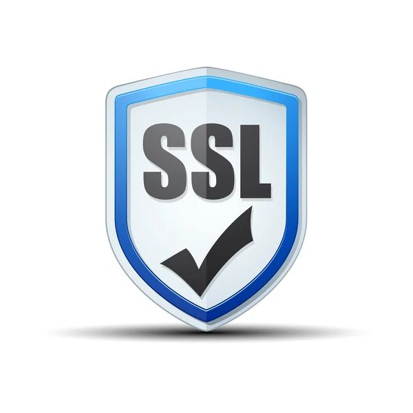 SSL ochranný štít — Stockový vektor