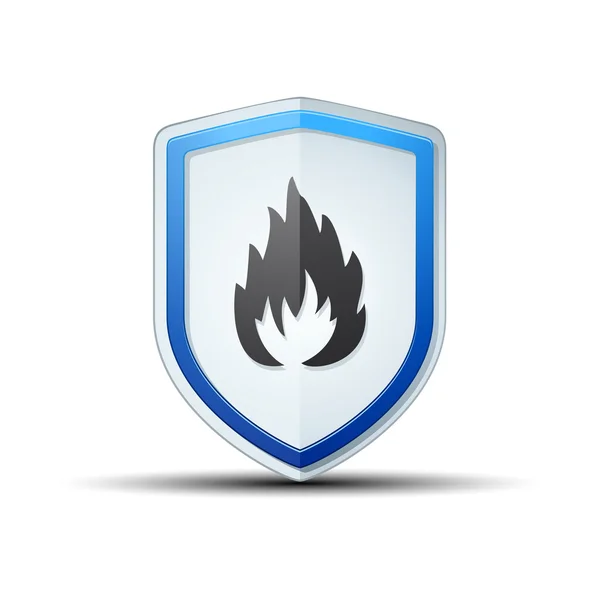 Firewall shield sign — Stock Vector