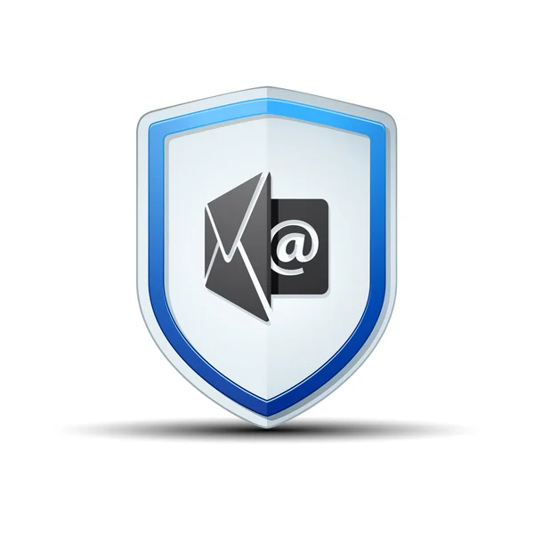 Message Protection Shield signe — Image vectorielle