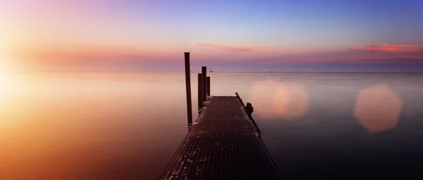 Beautiful Sea sunset — Stock Photo, Image