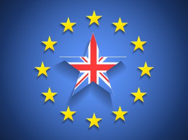 İngiltere'de yıldız Avrupa Birliği bayrağı