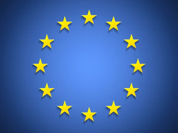 欧州連合の旗 — ストックベクタ
