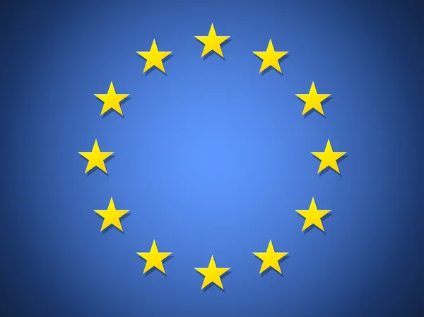 Európai Unió zászlaja — Stock Vector