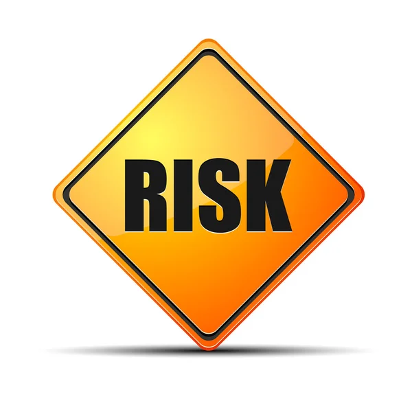Знак оклику ризик — стоковий вектор