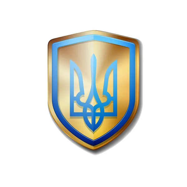 Україна щит знак — стоковий вектор