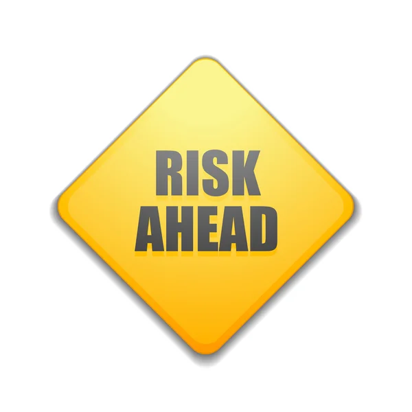 Екзаменаційний знак ризику — стоковий вектор