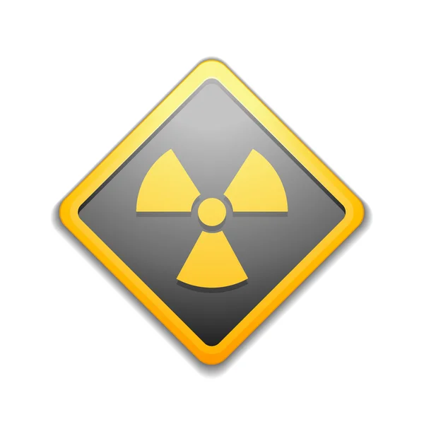 Strahlungsgefährdungszeichen — Stockvektor
