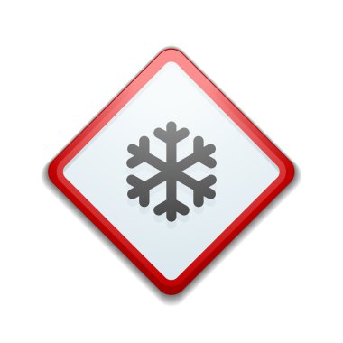 soğuk uyarı işareti