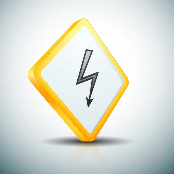 High voltage sign — Stock Vector