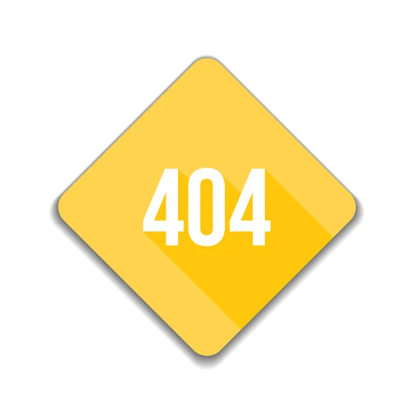 404 error sign — Stock Vector