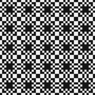 Soyut tekrarlanan çapraz desenli logo, üretken hesaplama sanatı çizimi   