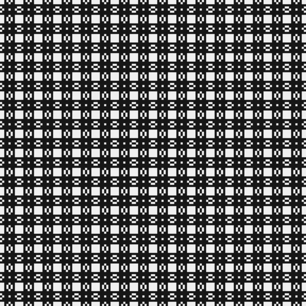 Abstrait Cross Pattern Dots Logo Illustration Générative Art Numérique — Image vectorielle